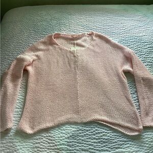 NWT Light Pink Women's Knit Sweater - Classic Crewneck